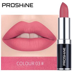 PROSHINE Makeup Matte 24 Hour Long Lasting Lipstick 03#